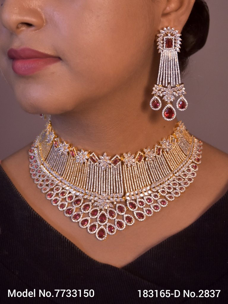 Original Handcrafted Zircon Set - 7733149 - Color variant