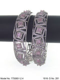 Golden Spark CZ Bangles - Amaara World USA - SKU 7755851