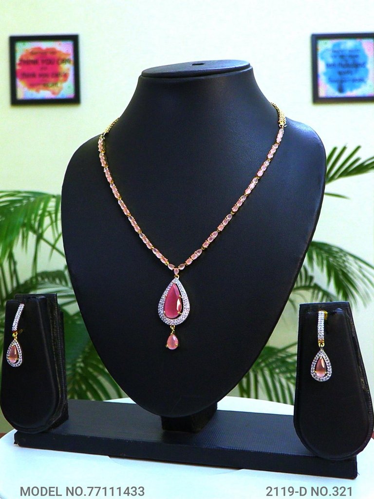 Cz Jewelry Set | Classic Pattern - Amaara World USA - SKU 77111433