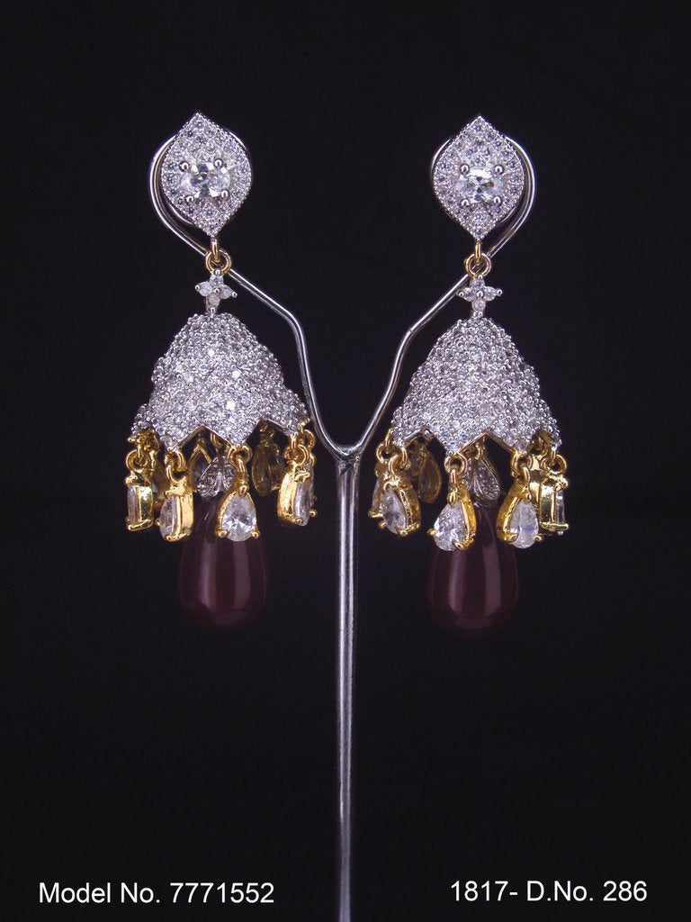Designer Collection | AD Earrings - Style 1 - Amaara World