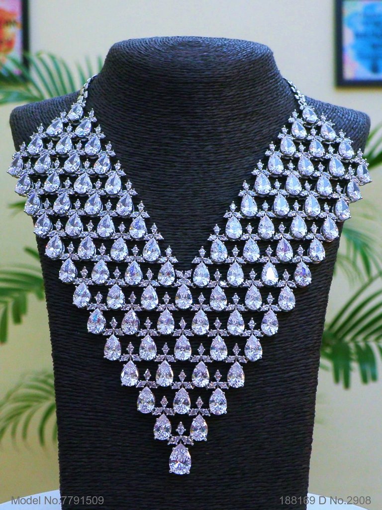 Bridesmaid Necklace Set for Traditional Weddings - View 2 - Amaara World