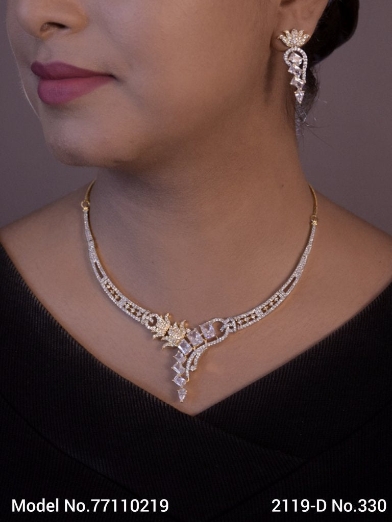 Cz Jewelry Set | Classic Pattern - Amaara World USA - SKU 77110219