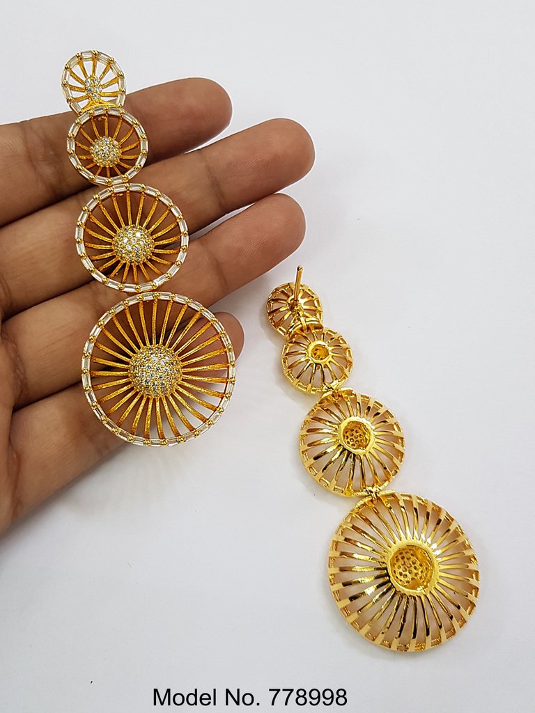 Earrings for Wedding Parties - View 2 - Amaara World