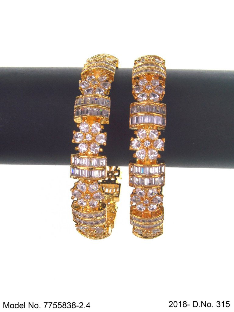 Modern Shine Bangles - Amaara World USA - SKU 7755838