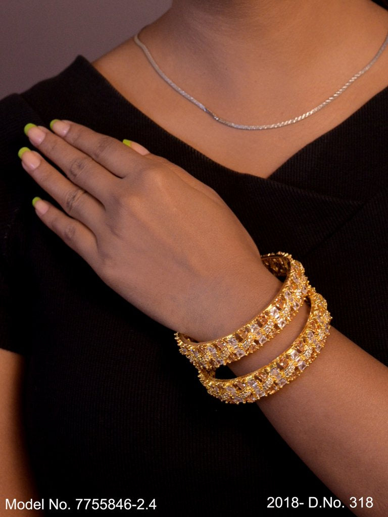 Saubhagya Shine Bangles - View 2 - Amaara World
