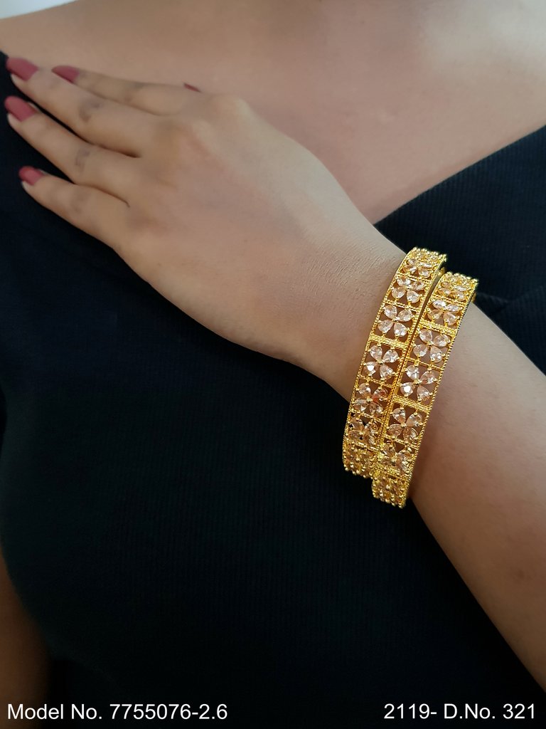 Luxury Line Bangles - View 2 - Amaara World