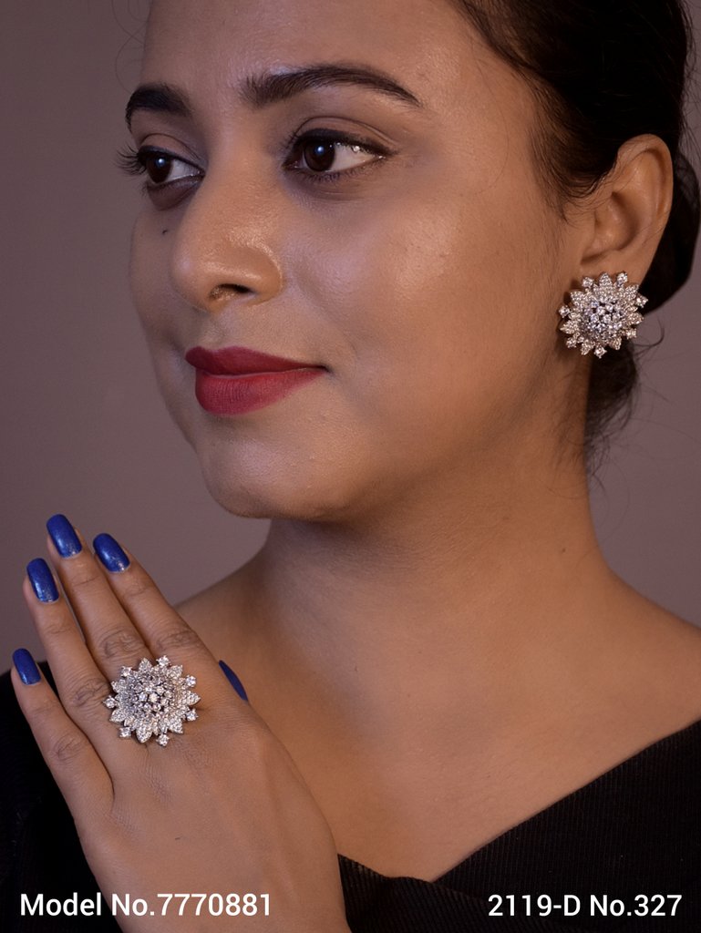 Cz Fashion Earrings | Handcrafted