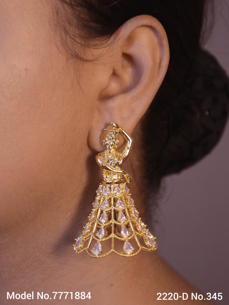 Latest Trendy Earring Design - Style 1 - Amaara World