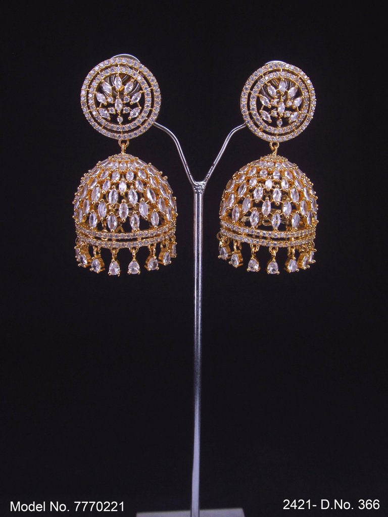 Bridal Earrings | Original Cz - Style 2 - Amaara World