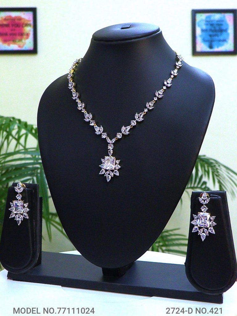 Cz Necklaces| Traditional Trendy Gift Ideas - Style 4 - Amaara World
