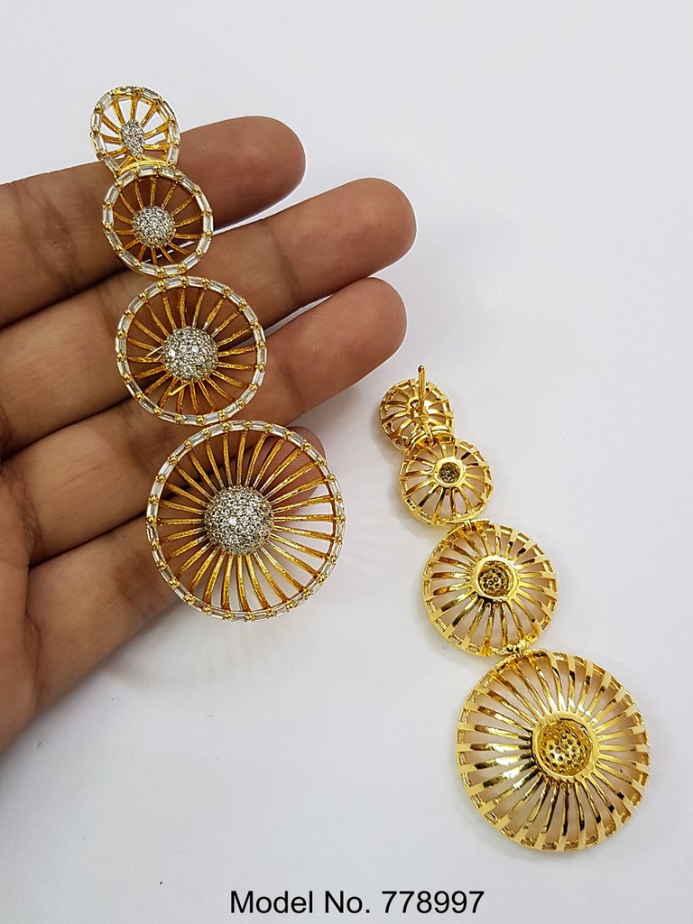 Earrings for Marriage | Wedding - View 2 - Amaara World