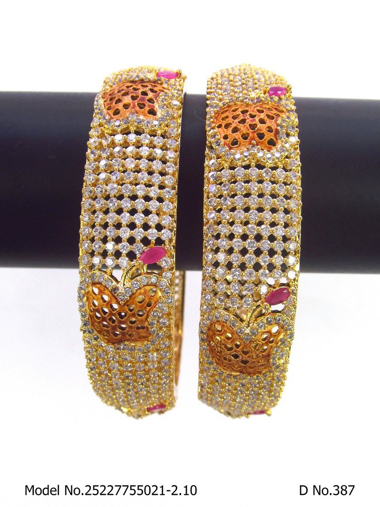 Royal Spark CZ Bangles - Amaara World USA - SKU 7755021