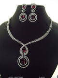 Fashion Necklace Set | Artificial Diamonds / Zircons - Amaara World USA - SKU 7729666
