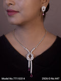Made in India | Cz Necklace Set - Style 1 - Amaara World