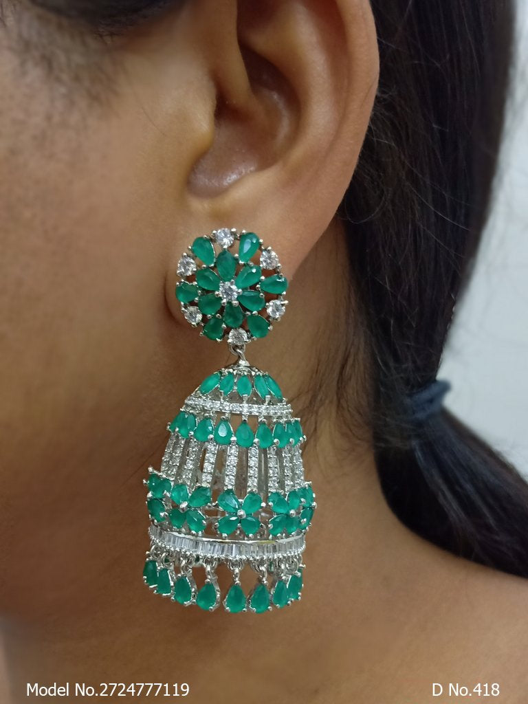 International Design | Cz Earrings - Style 2 - Amaara World