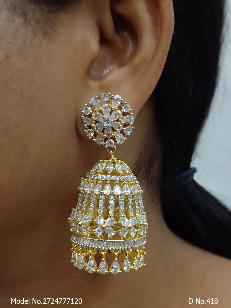 International Design | Cz Earrings - Style 3 - Amaara World