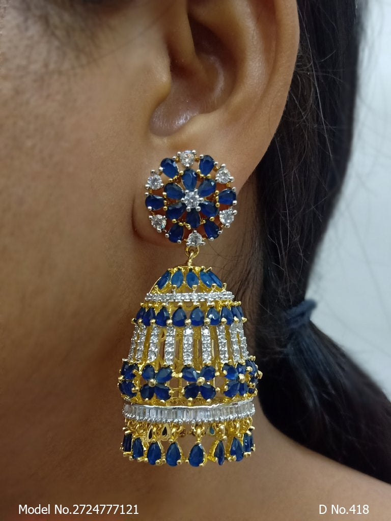International Design | Cz Earrings - Style 4 - Amaara World