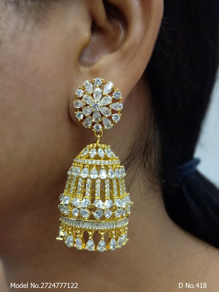International Design | Cz Earrings - Style 5 - Amaara World