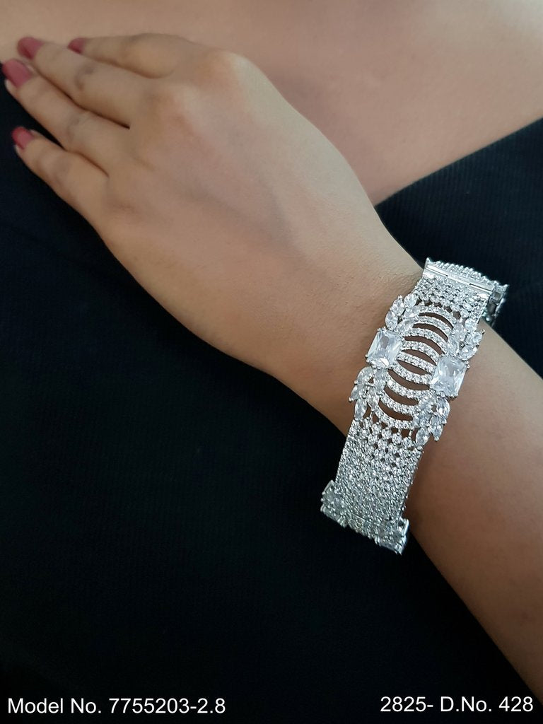 Modern Shine Bangles - View 2 - Amaara World