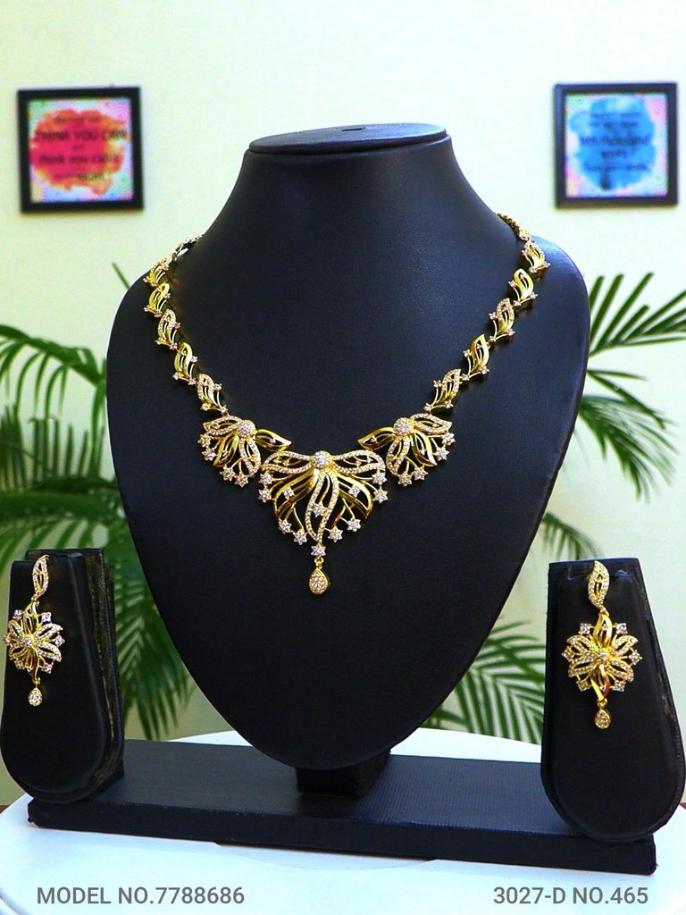 Original Zircon Necklace Set - Style 2 - Amaara World