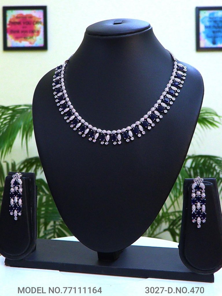 Made In India | Diamond Styled Jewellery Set - Style 1 - Amaara World