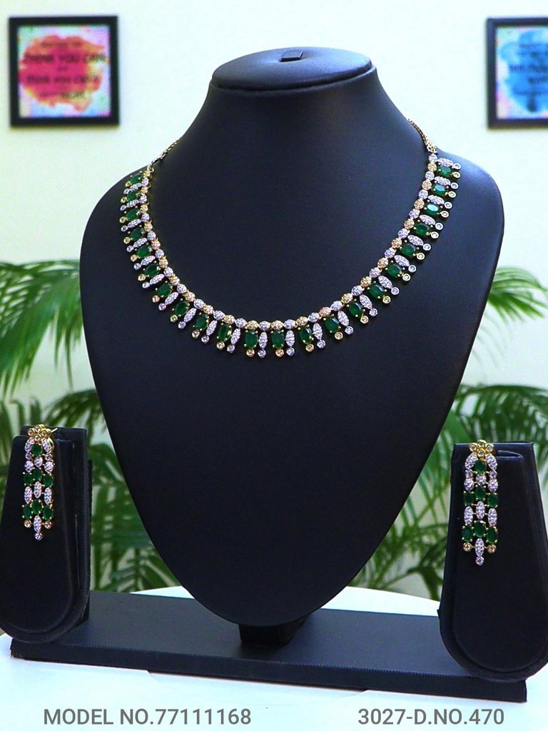 Made In India | Diamond Styled Jewellery Set - Style 4 - Amaara World