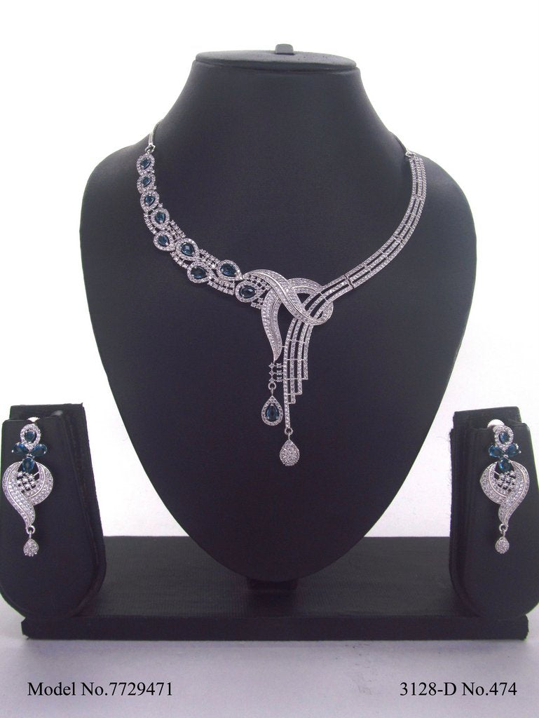 Imitation Diamond Cz Jewelry Set - Amaara World USA - SKU 7729471