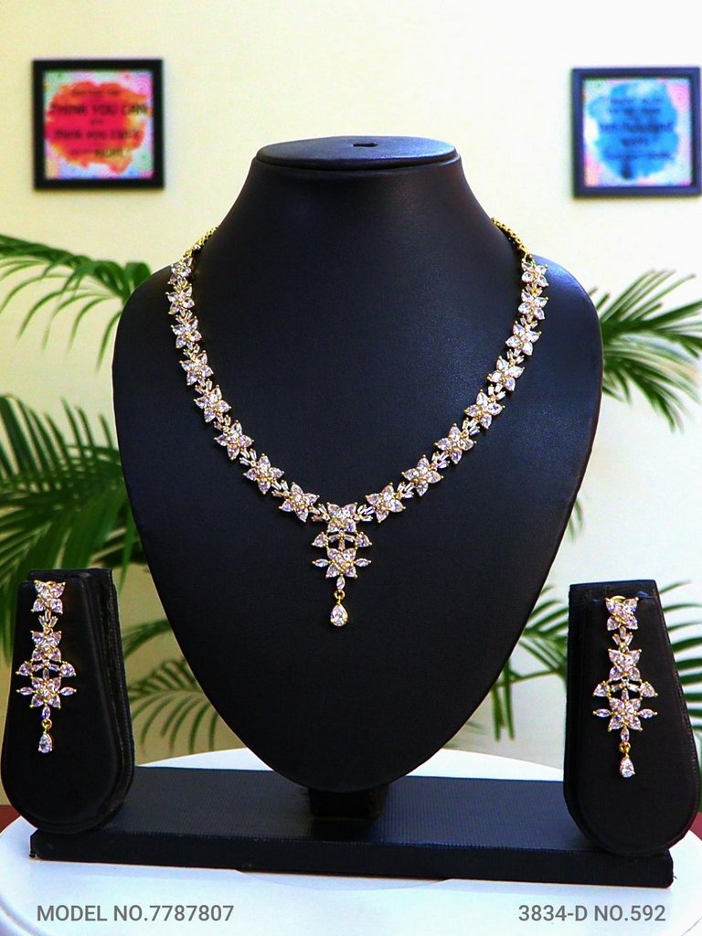 Bridesmaid Necklace Set for Traditional Weddings - Style 1 - Amaara World