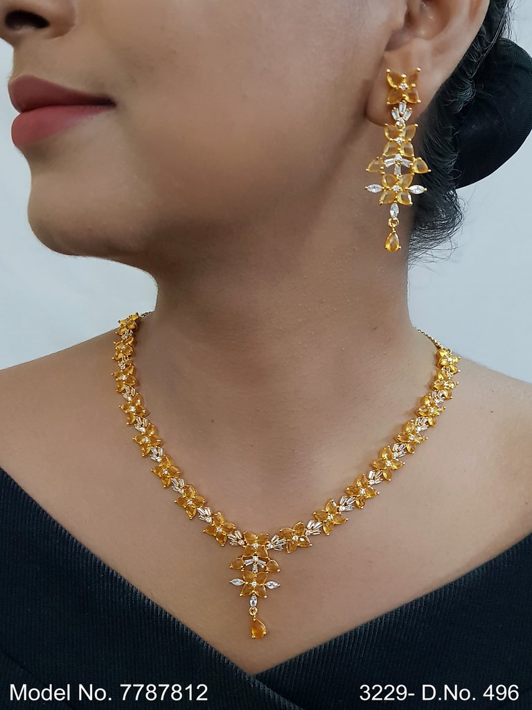 Bridesmaid Necklace Set for Traditional Weddings - Style 6 - Amaara World