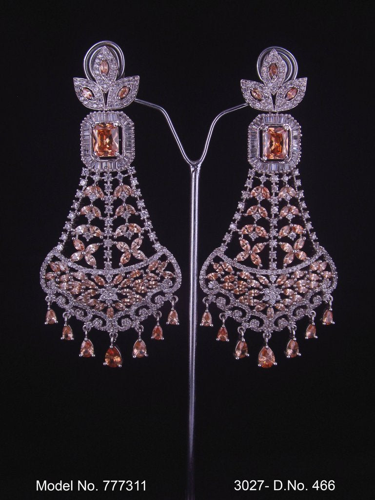 Imitation Jewelry | Cz Earrings - Amaara World USA - SKU 777311