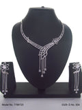 Artificial Diamond Cz Jewelry Set - Style 1 - Amaara World