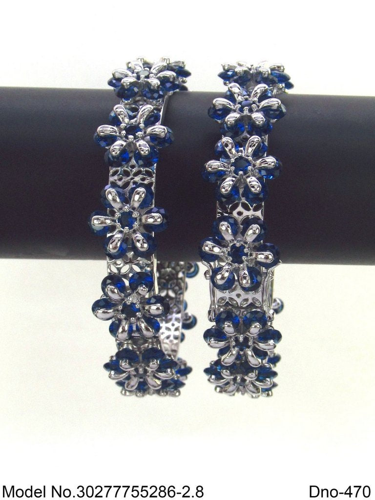 Crystal Shine Bangles - Amaara World USA - SKU 7755286