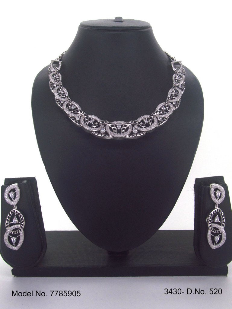 Original Zircon Necklace Set - Style 1 - Amaara World
