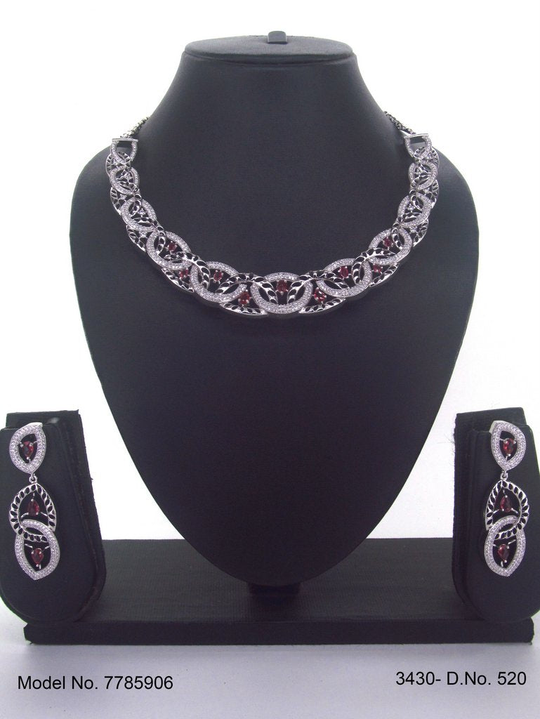 Original Zircon Necklace Set - Style 2 - Amaara World