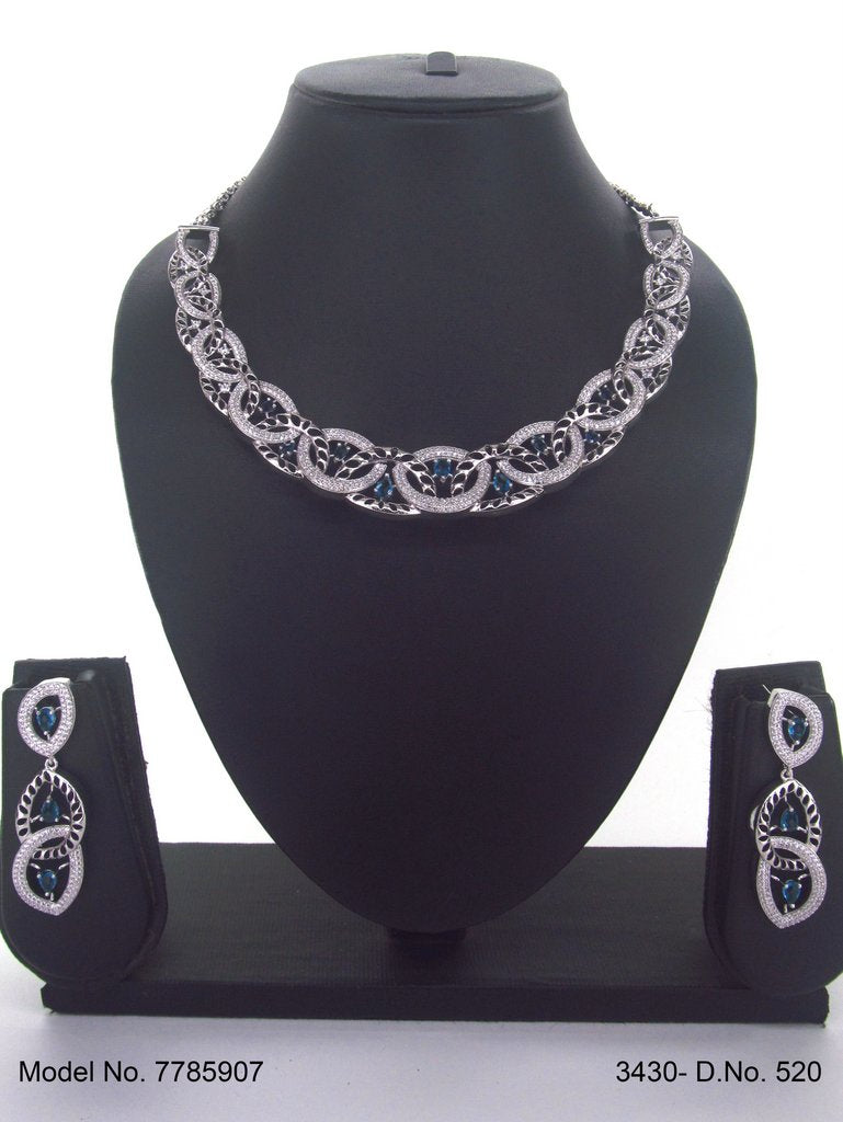Original Zircon Necklace Set - Style 3 - Amaara World
