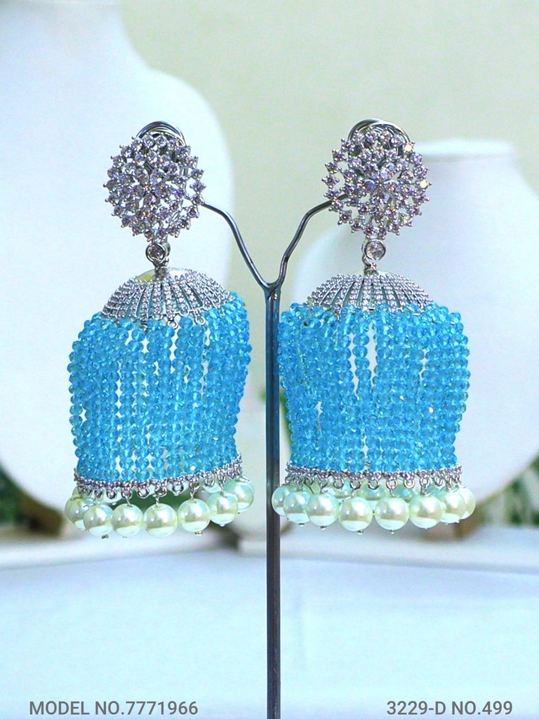 American Diamond Earrings - Style 3 - Amaara World