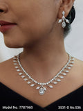 Statement American Diamond Set - Style 1 - Amaara World