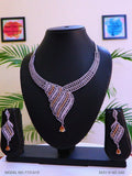 Traditional Zirconia Jewelry Set for Classy Women - Style 1 - Amaara World