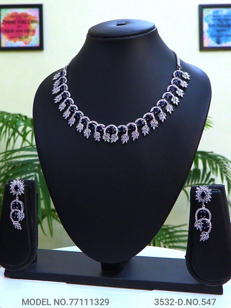 Cz Jewelry Set | Classic Pattern - Style 3 - Amaara World