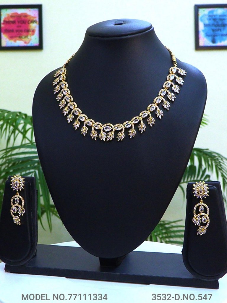 Cz Jewelry Set | Classic Pattern - Style 8 - Amaara World