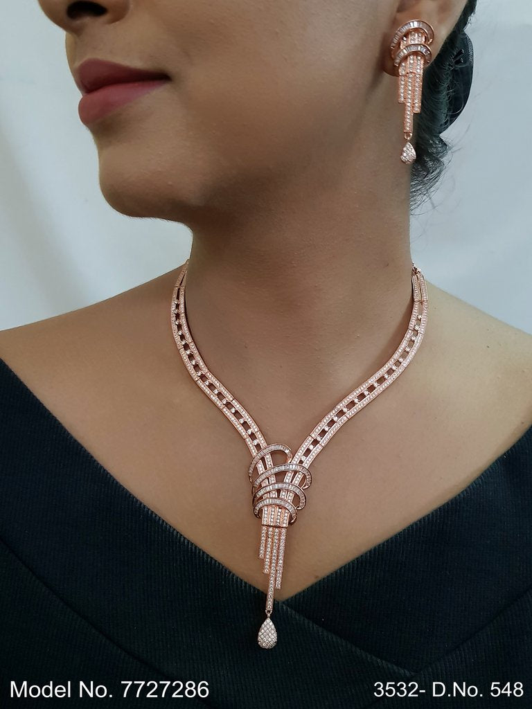 Trendy Traditional Necklace Set | Ideal Birthday Gift - Amaara World USA - SKU 7727286