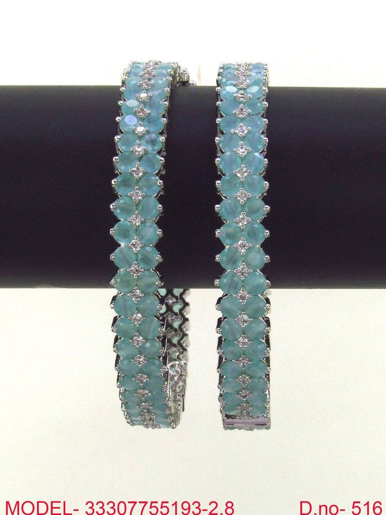 Bridal Bliss CZ Bangles - Amaara World USA - SKU 7755193