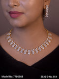 Traditional Design | American Diamond Jewelry Set - Style 1 - Amaara World