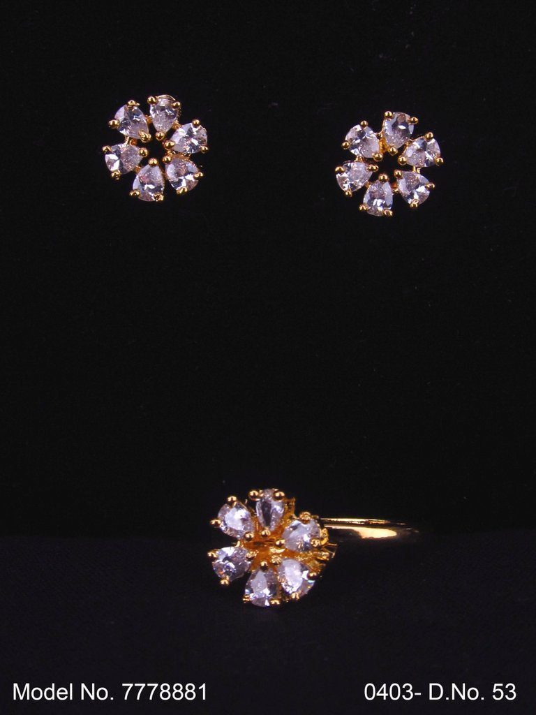 Earring With Finger Rings