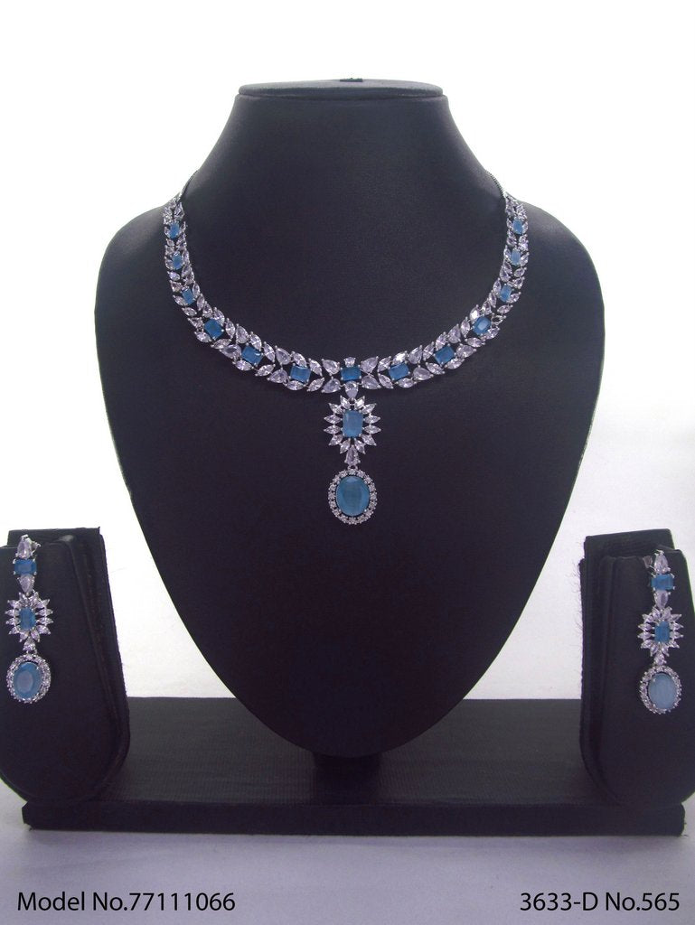 Made In India | Diamond Styled Jewellery Set - Style 1 - Amaara World