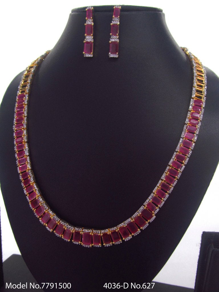 Traditional Cz Jewelry Sets - Style 1 - Amaara World