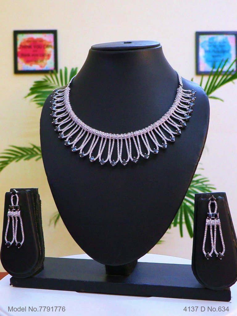 Statement American Diamond Set - Style 5 - Amaara World