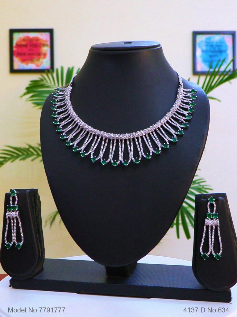 Statement American Diamond Set - Style 6 - Amaara World