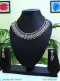 Traditional Design | American Diamond Jewelry Set - Style 1 - Amaara World