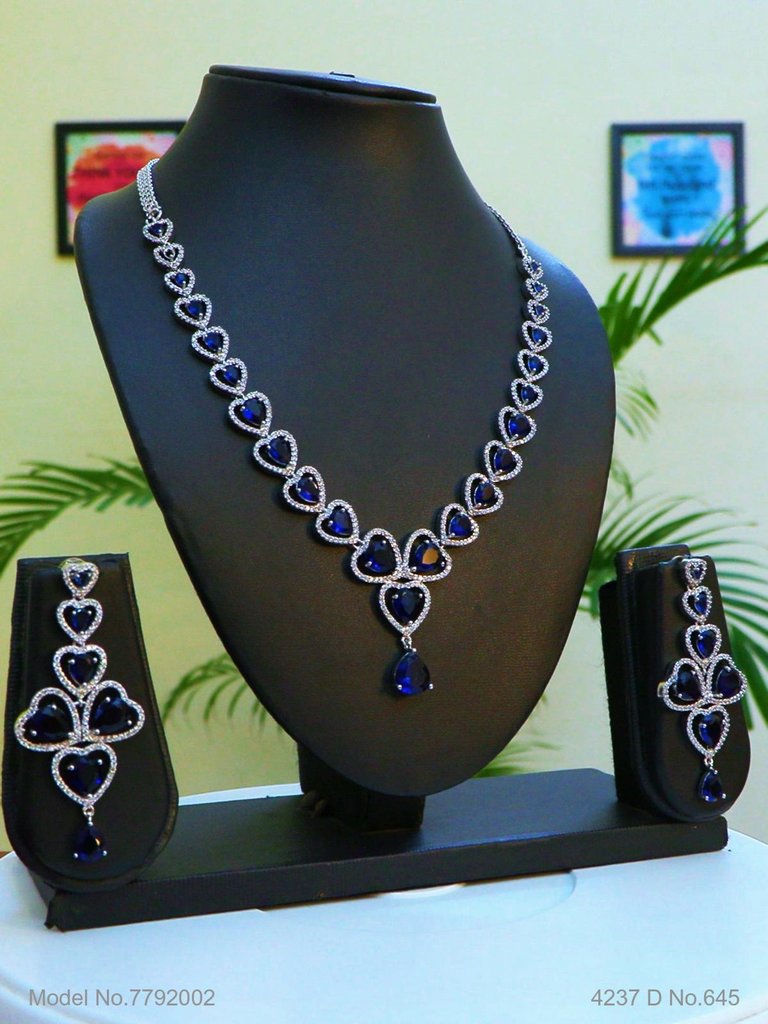 Traditional Cz Jewelry Sets - Style 2 - Amaara World